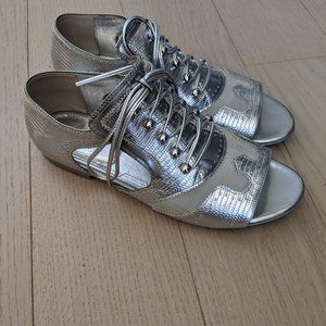 Givenchy Leather Lace-Up Flats